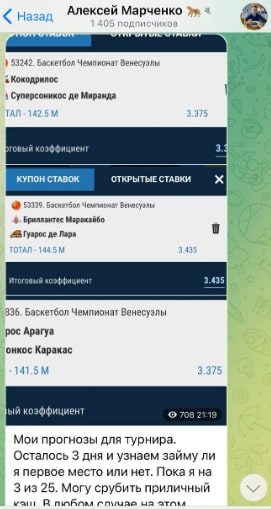 Алексея Марченко в Telegram