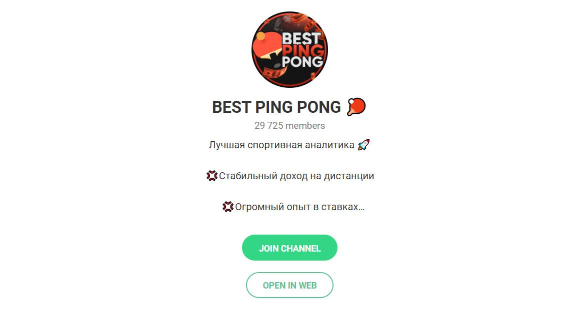 best ping pong