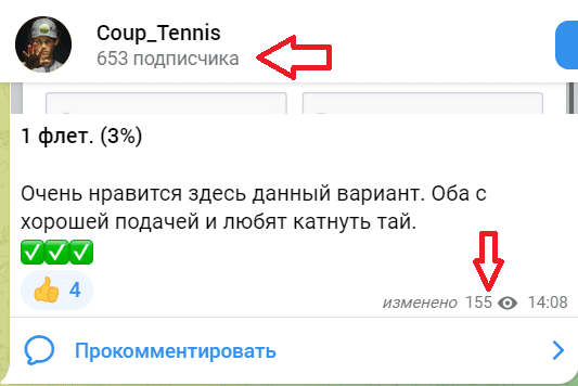 coup tennis телеграм канал отзывы