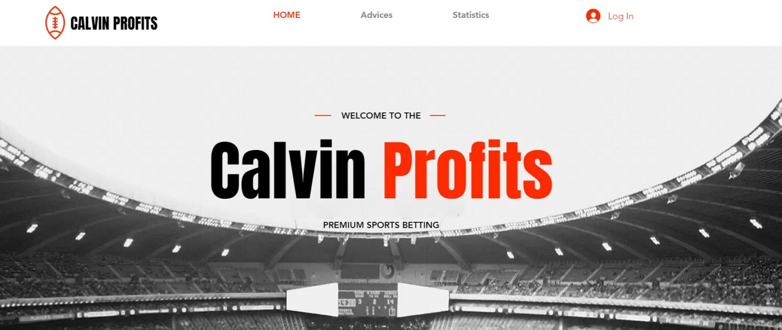 Calvin Profits каппер - сайт