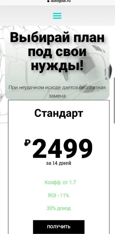 Автогол.ру - цены