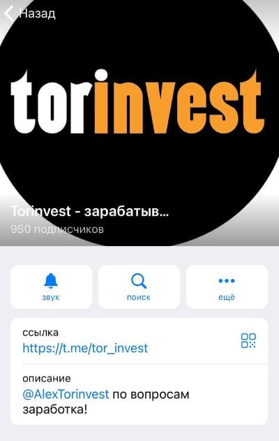 Torinvest – Телеграмм канал