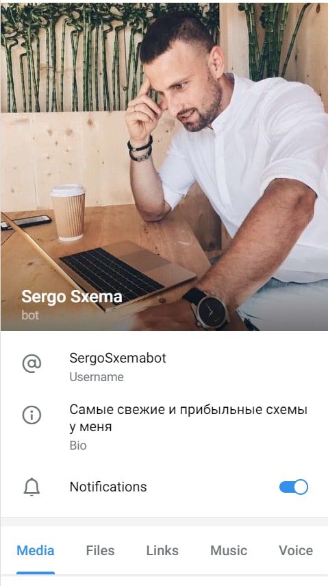 Телеграмм бот “Sergo Sxema”
