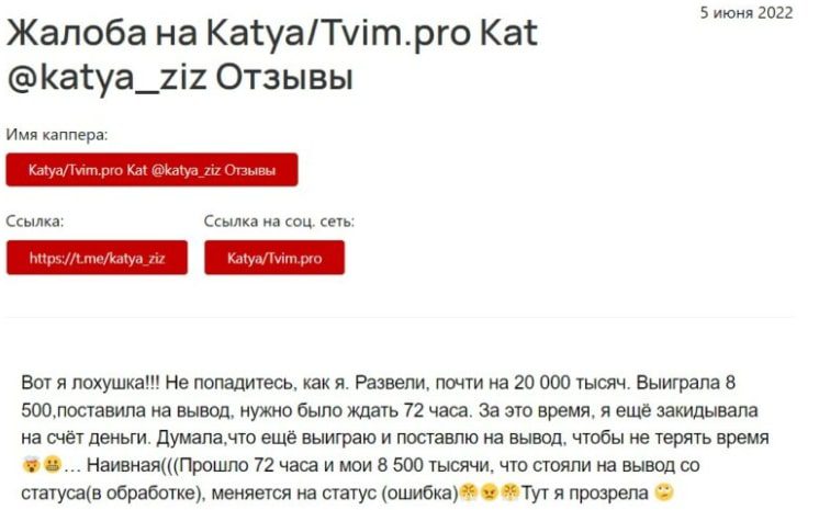 Katya | WinVip (Twim pro) отзывы