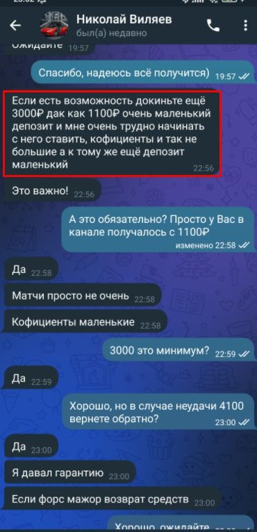 Николай Виляев - раскрутка депозитов