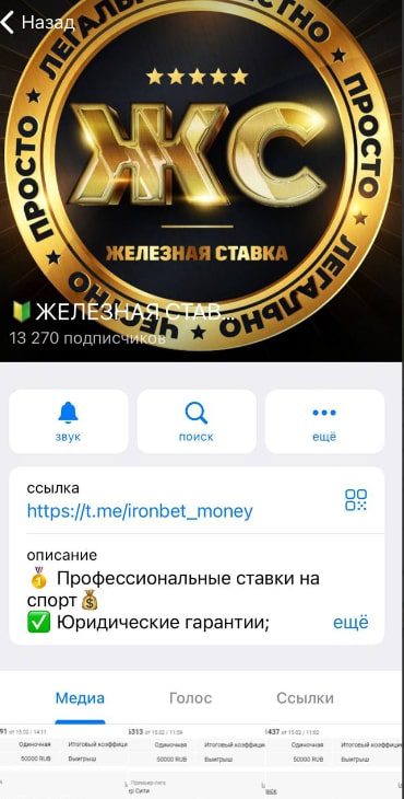Канал Андрея Комарова «Железная ставка»