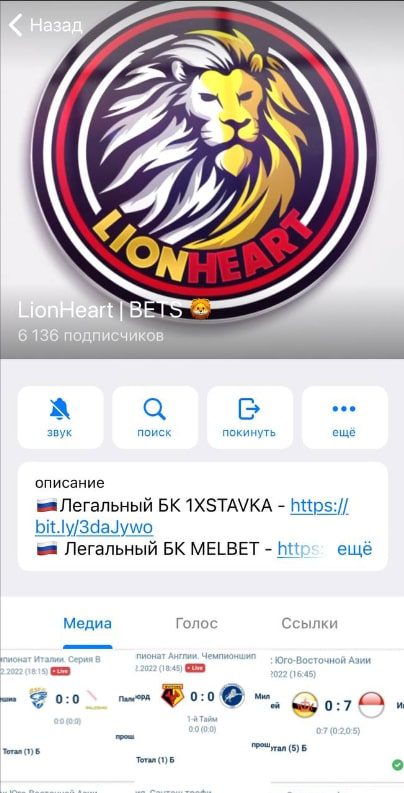LionHeart в телеграмм
