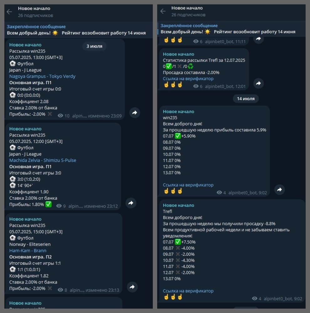 Новое начало