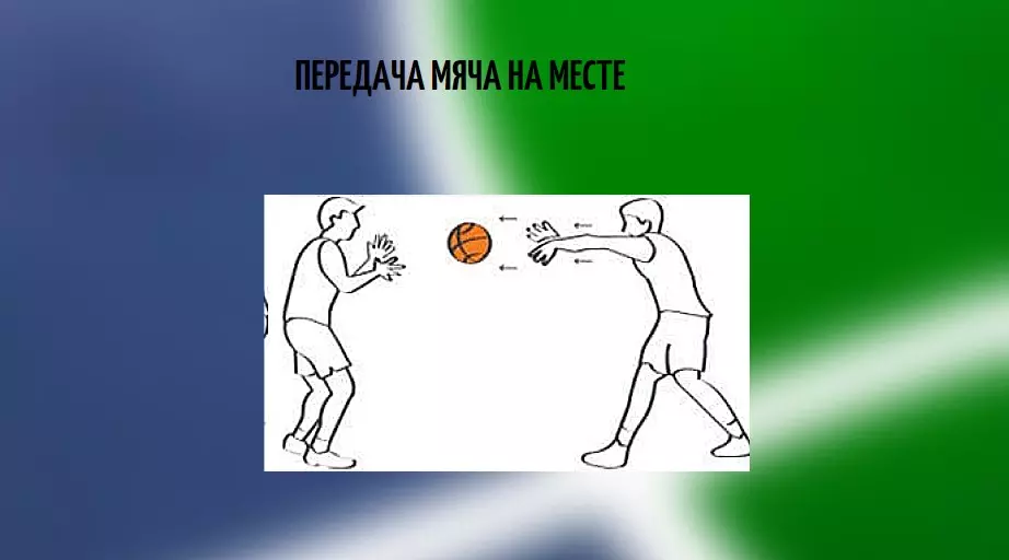 передача на месте